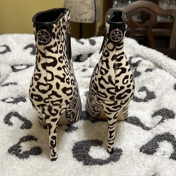 Guess Cow Hair Stiletto Booties - Picture 3 of 10
